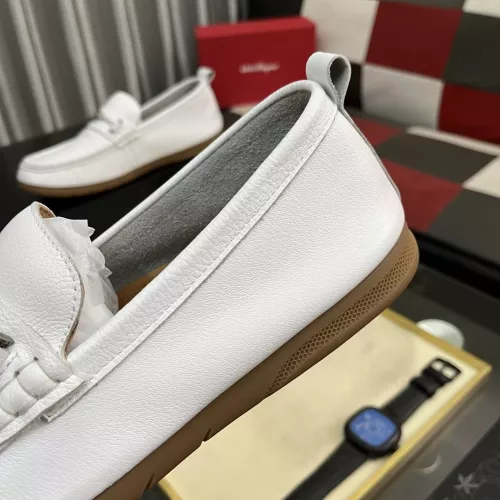 Replica Salvatore Ferragamo Leather Shoes For Men #1362173 $92.00 USD for Wholesale