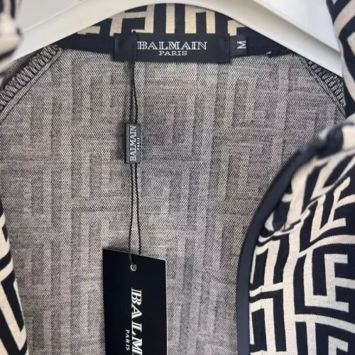 Replica Balmain Tracksuits Long Sleeved For Men #1362242 $88.00 USD for Wholesale