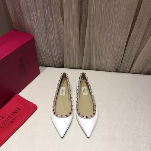 Replica Valentino Flat Shoes For Women #1362289 $92.00 USD for Wholesale