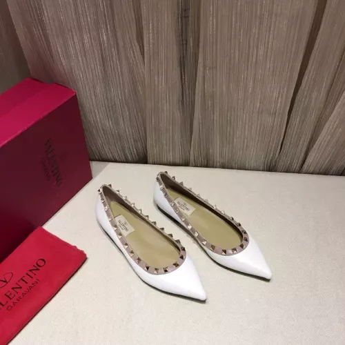 Replica Valentino Flat Shoes For Women #1362289 $92.00 USD for Wholesale