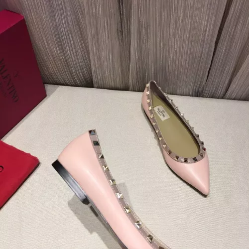 Replica Valentino Flat Shoes For Women #1362291 $92.00 USD for Wholesale