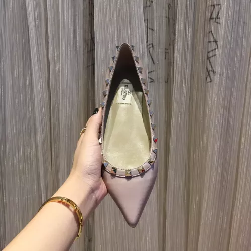 Replica Valentino Flat Shoes For Women #1362292 $92.00 USD for Wholesale