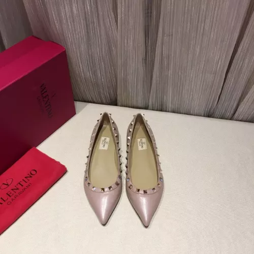 Replica Valentino Flat Shoes For Women #1362292 $92.00 USD for Wholesale
