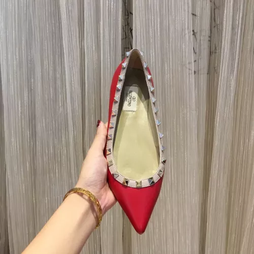 Replica Valentino Flat Shoes For Women #1362295 $92.00 USD for Wholesale
