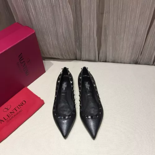 Replica Valentino Flat Shoes For Women #1362297 $92.00 USD for Wholesale