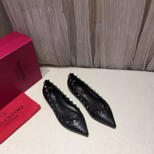 Replica Valentino Flat Shoes For Women #1362297 $92.00 USD for Wholesale