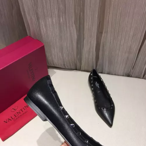 Replica Valentino Flat Shoes For Women #1362297 $92.00 USD for Wholesale