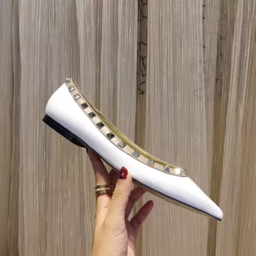 Replica Valentino Flat Shoes For Women #1362302 $92.00 USD for Wholesale