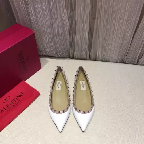 Replica Valentino Flat Shoes For Women #1362302 $92.00 USD for Wholesale
