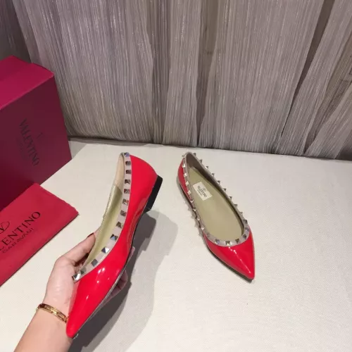 Valentino Flat Shoes For Women #1362306 $92.00 USD, Wholesale Replica Valentino Flat Shoes