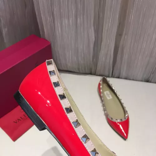 Replica Valentino Flat Shoes For Women #1362306 $92.00 USD for Wholesale