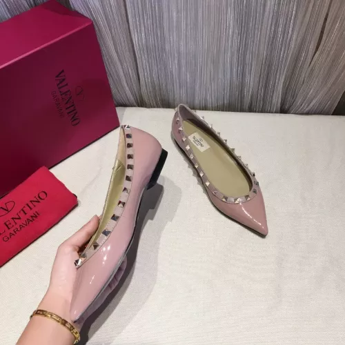 Valentino Flat Shoes For Women #1362308 $92.00 USD, Wholesale Replica Valentino Flat Shoes