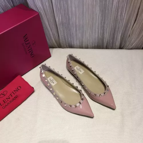 Replica Valentino Flat Shoes For Women #1362308 $92.00 USD for Wholesale