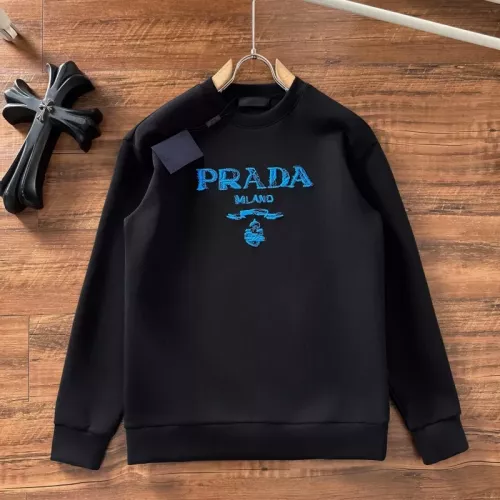 Prada Hoodies Long Sleeved For Men #1362476 $76.00 USD, Wholesale Replica Prada Hoodies