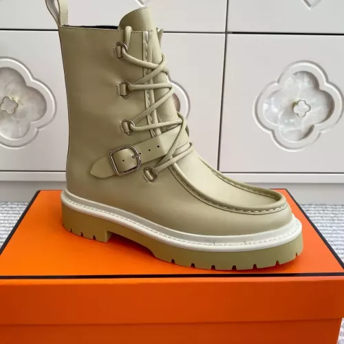 Replica Hermes Boots For Women #1362570 $145.00 USD for Wholesale