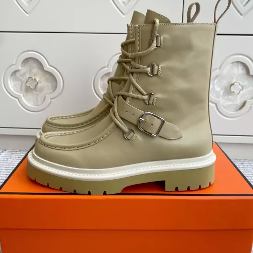 Replica Hermes Boots For Women #1362570 $145.00 USD for Wholesale