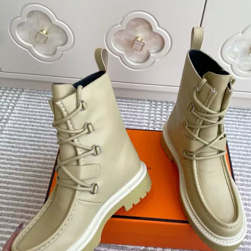 Replica Hermes Boots For Women #1362570 $145.00 USD for Wholesale