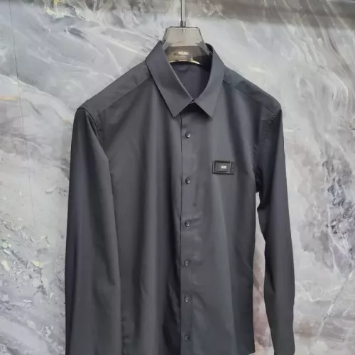 Replica Fendi Shirts Long Sleeved For Unisex #1362611 $56.00 USD for Wholesale