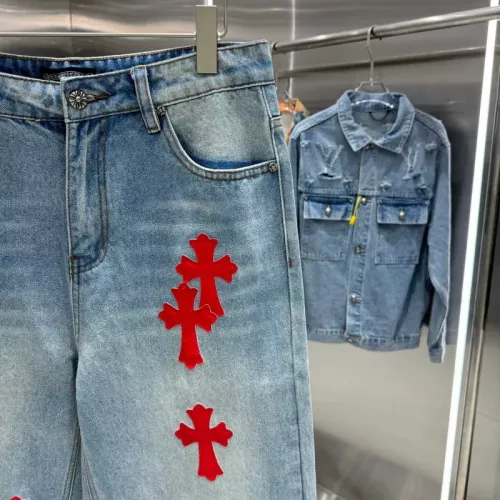 Replica Chrome Hearts Jeans For Unisex #1362732 $52.00 USD for Wholesale