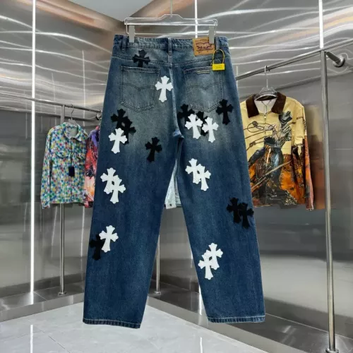 Replica Chrome Hearts Jeans For Unisex #1362733 $56.00 USD for Wholesale
