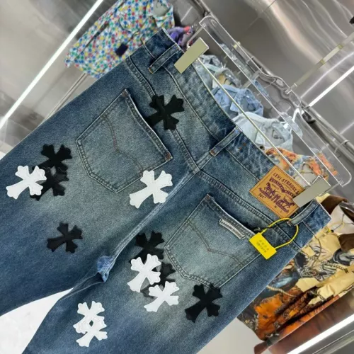 Replica Chrome Hearts Jeans For Unisex #1362733 $56.00 USD for Wholesale