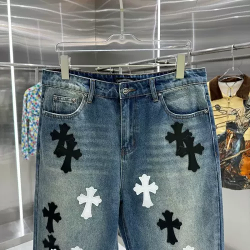 Replica Chrome Hearts Jeans For Unisex #1362733 $56.00 USD for Wholesale