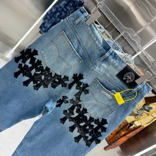 Replica Chrome Hearts Jeans For Unisex #1362734 $56.00 USD for Wholesale
