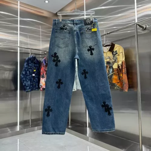 Replica Chrome Hearts Jeans For Unisex #1362735 $56.00 USD for Wholesale