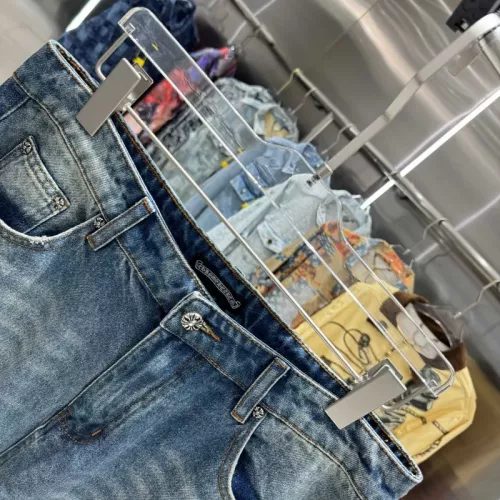 Replica Chrome Hearts Jeans For Unisex #1362735 $56.00 USD for Wholesale