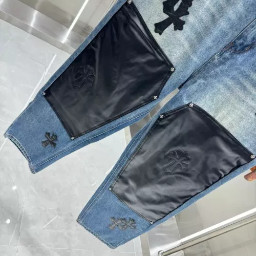 Replica Chrome Hearts Jeans For Unisex #1362735 $56.00 USD for Wholesale