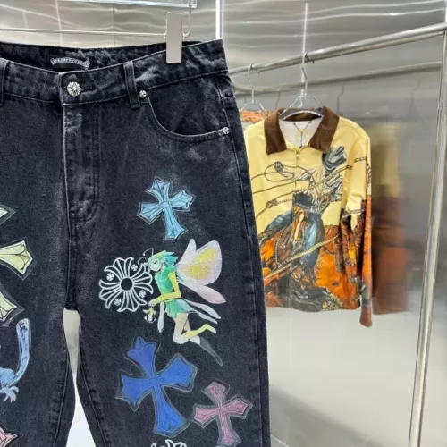 Replica Chrome Hearts Jeans For Unisex #1362737 $60.00 USD for Wholesale