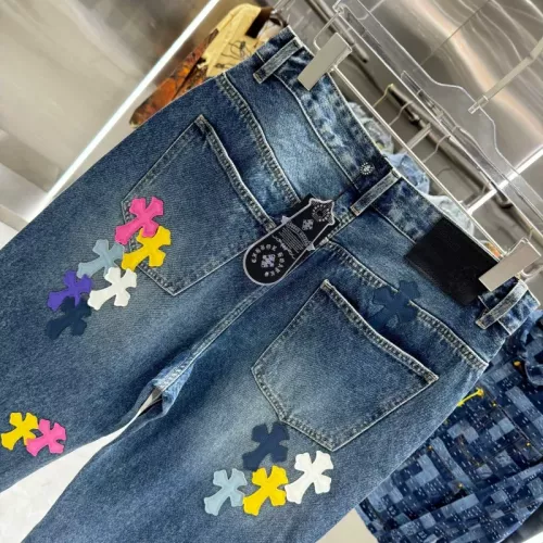 Replica Chrome Hearts Jeans For Unisex #1362738 $68.00 USD for Wholesale