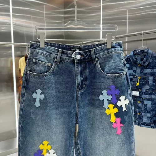 Replica Chrome Hearts Jeans For Unisex #1362738 $68.00 USD for Wholesale