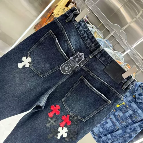 Replica Chrome Hearts Jeans For Unisex #1362740 $68.00 USD for Wholesale