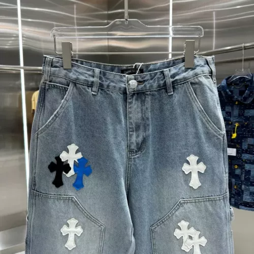 Replica Chrome Hearts Jeans For Unisex #1362741 $68.00 USD for Wholesale