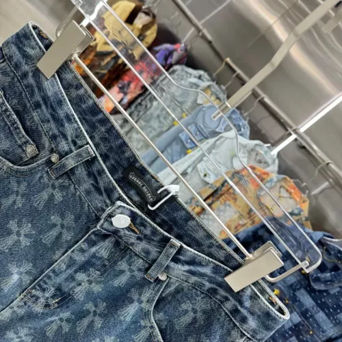 Replica Chrome Hearts Jeans For Unisex #1362743 $68.00 USD for Wholesale
