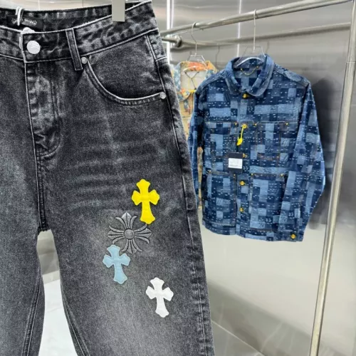 Replica Chrome Hearts Jeans For Unisex #1362745 $68.00 USD for Wholesale
