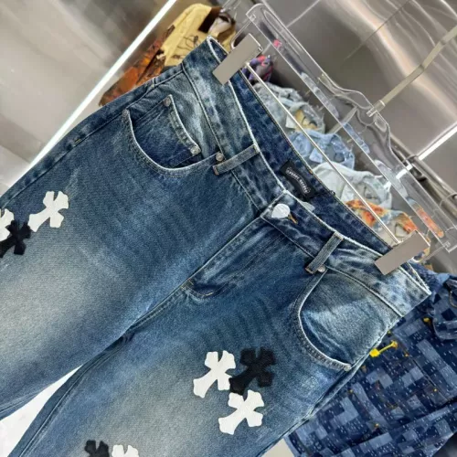 Replica Chrome Hearts Jeans For Unisex #1362746 $68.00 USD for Wholesale