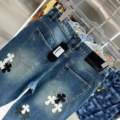 Replica Chrome Hearts Jeans For Unisex #1362746 $68.00 USD for Wholesale