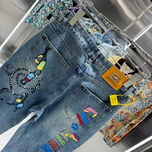 Replica Balenciaga Jeans For Unisex #1362764 $60.00 USD for Wholesale