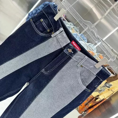 Replica Supreme Jeans For Unisex #1362777 $52.00 USD for Wholesale