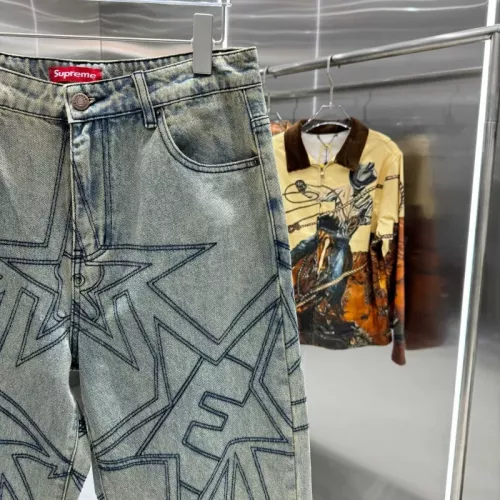 Replica Supreme Jeans For Unisex #1362779 $52.00 USD for Wholesale