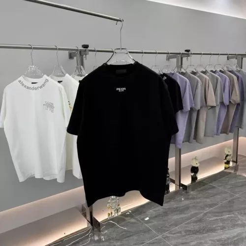 Prada T-Shirts Short Sleeved For Unisex #1362790 $40.00 USD, Wholesale Replica Prada T-Shirts