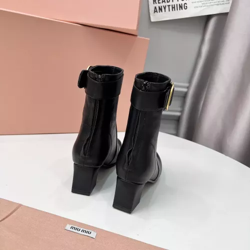 Replica MIU MIU Boots For Women #1362888 $100.00 USD for Wholesale
