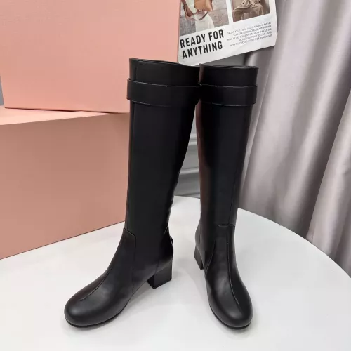 Replica MIU MIU Boots For Women #1362889 $135.00 USD for Wholesale