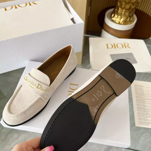 Replica Christian Dior Leather Shoes For Women #1362906 $102.00 USD for Wholesale