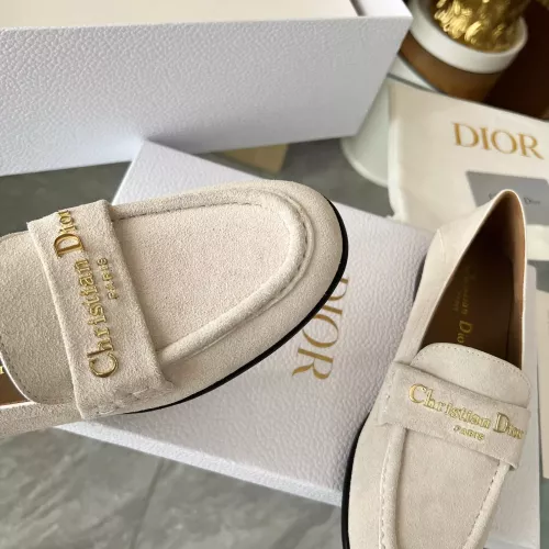 Replica Christian Dior Leather Shoes For Women #1362906 $102.00 USD for Wholesale