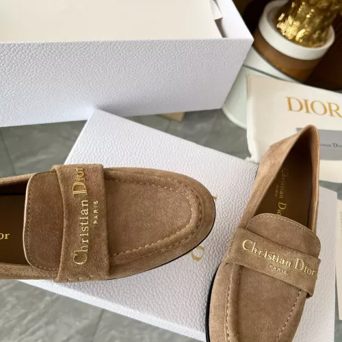 Replica Christian Dior Leather Shoes For Women #1362907 $102.00 USD for Wholesale