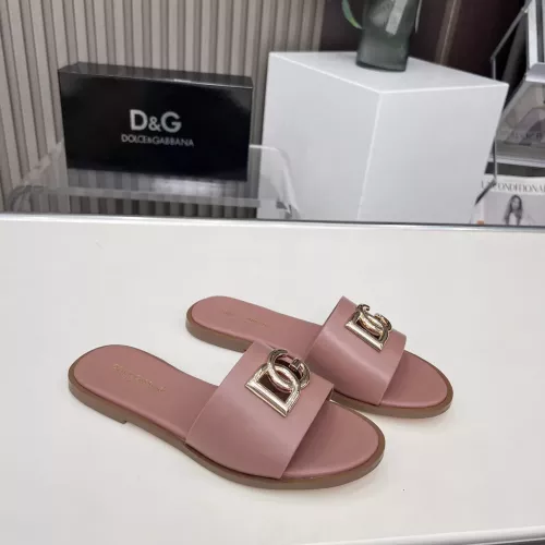 Replica Dolce & Gabbana D&G Slippers For Women #1362910 $85.00 USD for Wholesale