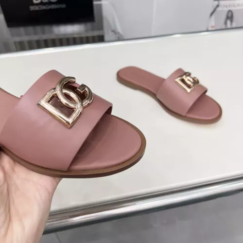 Replica Dolce & Gabbana D&G Slippers For Women #1362910 $85.00 USD for Wholesale